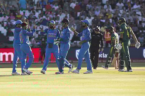 Virat Kohli's ton and the spinners ensured India beat South Africa by 124 runs in the third ODI. (AP)