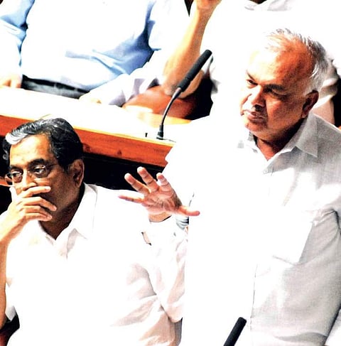 Home Minister Ramalinga Reddy speaking in the Legislative Assembly at the Vidhana Soudha in Bengaluru on Tuesday  | KPN