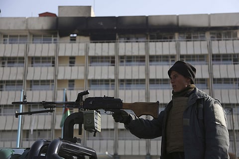 An Afghan security officer (File | AP)