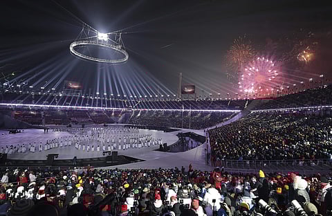 The opening ceremony kicked off what will be the biggest Winter Olympic Games to date with more than 2,900 athletes from 92 countries competing. (Photo | AP)