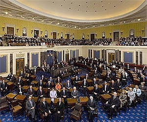 Image of the US Senate reproduced as per Wikimedia Commons licence