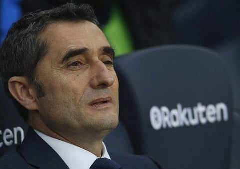 Barcelona coach Ernesto Valverde | AP