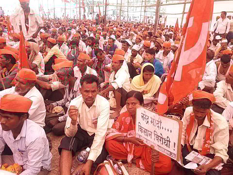 Ownership of forest land was one of the key demands of the farmers and tribals who participated in the 'long march' that culminated in Mumbai today. (Photo: By special arrangement)