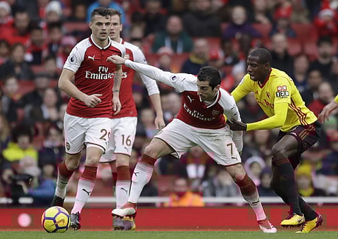 Arsenal midfielder Henrikh Mkhitaryan | AP