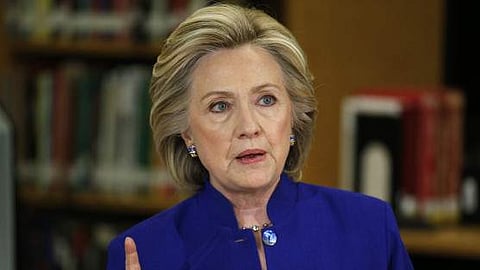 Former Secretary of State Hillary Clinton