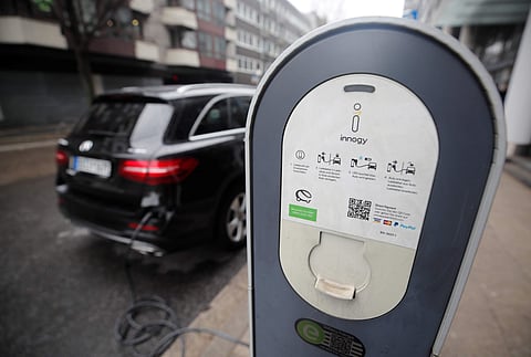 Representational Image of an electric car being recharged | Reuters