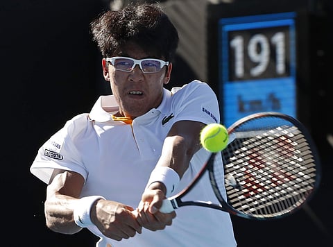 South Korea's Chung Hyeon. (FIle A{_