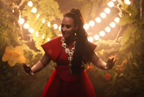 Demi Lovato in the music video for 'I Believe' | YouTube
