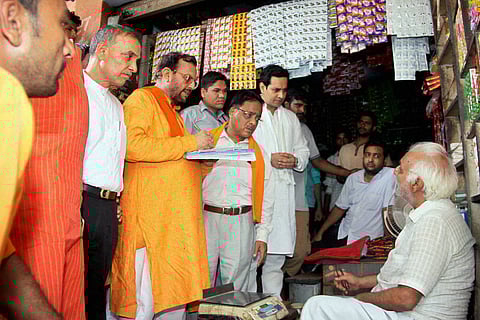 File picture of BJP panel meeting locals in Kairana, Uttar Pradesh in 2017 June. (PTI)