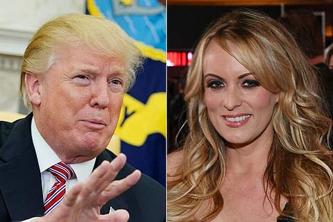 The suit alleged that Stormy Daniels began an intimate relationship with Trump in the summer of 2006 that continued well into 2007. (Photo | AFP)