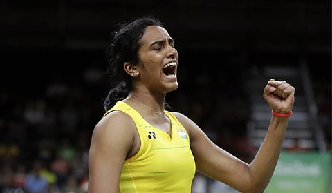 PV Sindhu was one of the few Indians to put up a courageous show (File | AP)