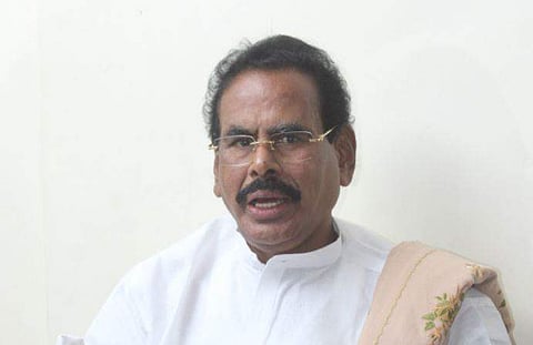 Expelled AIADMK chief VK Sasikala's husband M Natarajan (File | EPS)