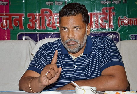 Jan Adhikar party MP Pappu Yadav. (File | PTI)