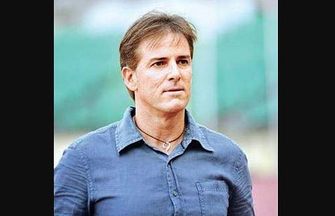 Chennai City FC assistant coach Jordi Gris Vila | D Sampathkumar