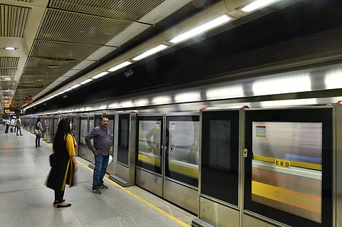 The newly installed platform screen doors (PSDs) began functioning at Delhi Metro Rail Corporation’s (DMRC) Chawri Bazar and Chandni Chowk metro stations, a statement said on Tuesday. | PTI