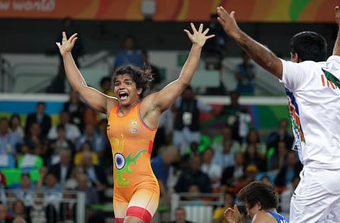 Indian wrestler Sakshi Malik (File | AP)