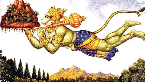 The son of Vayu who helped Rama
