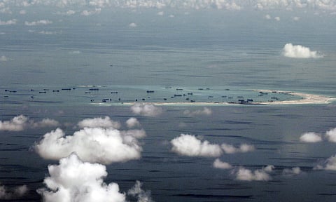 Spratly Island in the South China Sea. 