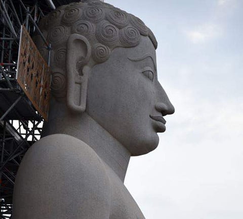 Is the sculpture that of Bahubali? Debate on in Tamil Nadu village