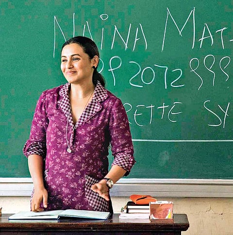 Rani Mukerji in Hichki