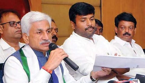 YSR Congress MP V Vijaya Sai (File | EPS)