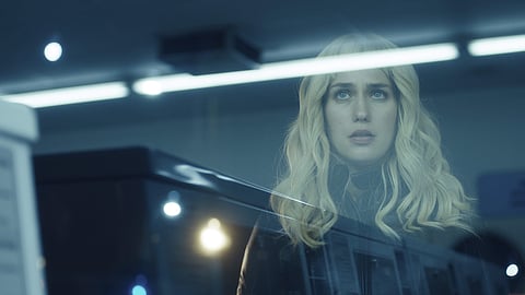 This image released by Neon shows Lola Kirke in a scene from 'Gemini.' | AP