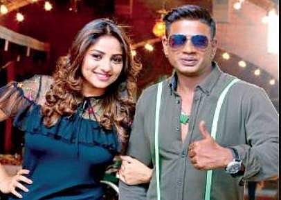 Rachita Ram and Duniya Vijay.