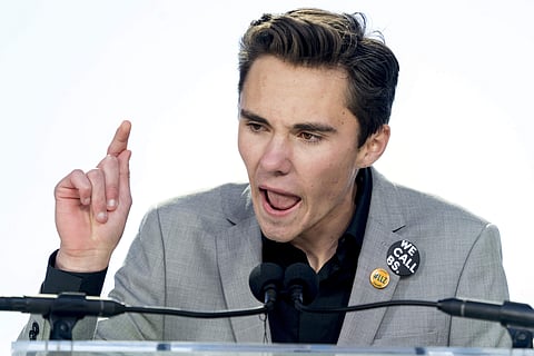 David Hogg, a survivor of the mass shooting at Marjory Stoneman Douglas High School in Parkland | AP