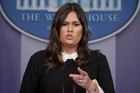 White House Press Secretary Sarah Huckabee Sanders | AP