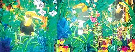 Some of the works displayed at the exhibition