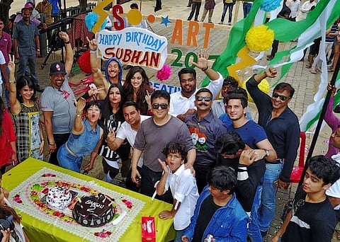 Produced by Sajid Nadiadwala under the banner Nadiadwala Grandson Entertainment and presented by Fox Star Studios, Baaghi 2 is scheduled to release on April 27, 2018. (Photo | Twitter)