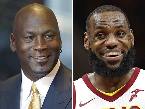Michael Jordan (left) and LeBron James (right) (File photo | AP)
