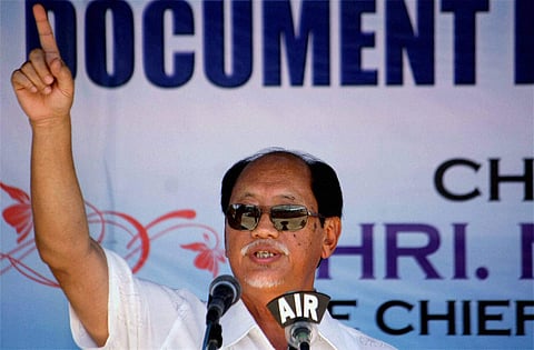 Neiphiu Rio sworn in as Nagaland Chief Minister, becomes 1st Nagaland leader to take oath outside Raj Bhavan