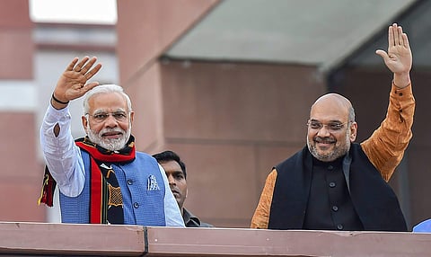 Prime Minister Narendra Modi and BJP Chief Amit Shah (PTI)