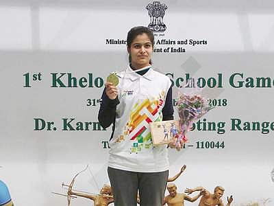 Shooter Manu Bhaker (File | PTI)