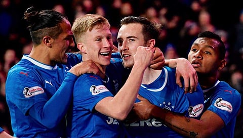 Rangers football team (Photo | Ross McCrorie Twitter)