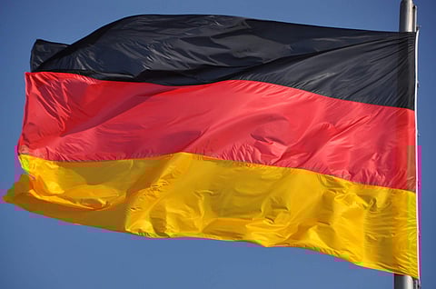 German flag used for representation.