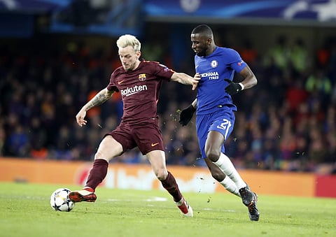 Chelsea's N'golo Kante, right, vies for the ball. (File | AP)