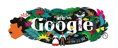 Google honours Nobel laureate Gabriel Márquez's work with a doodle