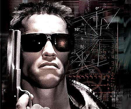 Arnold Schwarzenegger in 'Terminator'.
