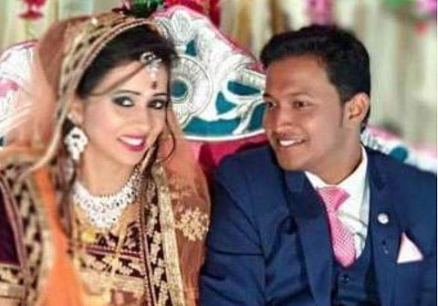 A file photo of Soumya Sekhar Sahu and his wife Reema