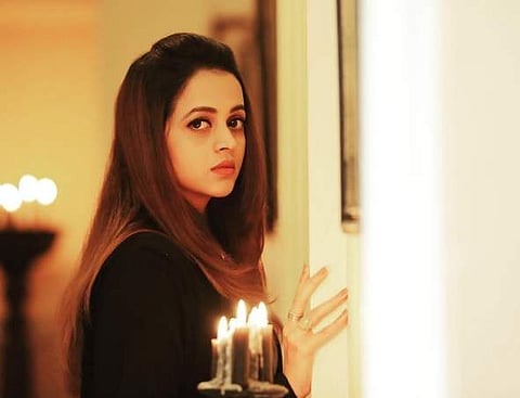 As for playing glamarous roles in films, Bhavana says, “I have never done an overboard glamourous role in my way before or after marriage. If I am comfortable wearing an outfit, I will do. It’s up to me.” 