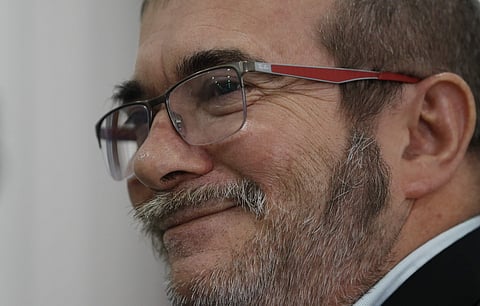 Rodrigo Londono, top leader of the Revolutionary Armed Forces of Colombia (Photo | AP)