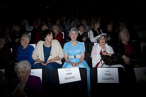 Holocaust survivors attend a Beauty Heroines event in Ramat Gan, Israel | AP