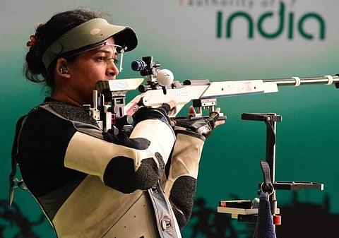 Indian shooter Tejaswini Sawant  (Twitter photo)
