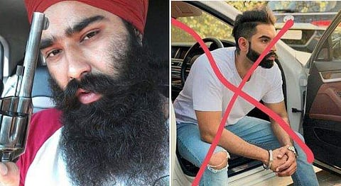 A gangster Dilpreet Singh Dhahan has claimed the responsibility for firing at singer Parmish Verma. (Facebook | Dilpreet Singh Dhahan)