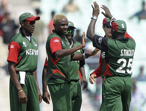 Kenyan cricket team has suffered in the recent past against quality oppositions (File | AFP)