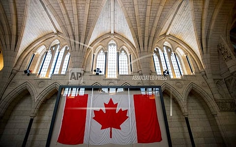 Image fof Canada's flag used or representational purpose only. (File Photo | AP)