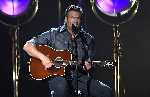 Blake Shelton at the Academy of Country Music Awards| AP