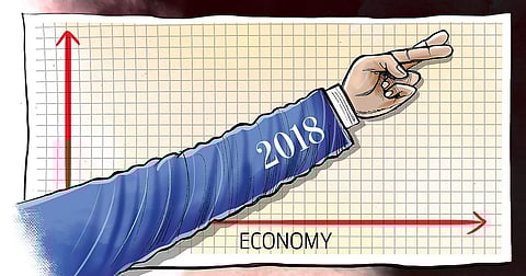 India's projected growth provide some offset to China's gradual slowdown, the IMF said.